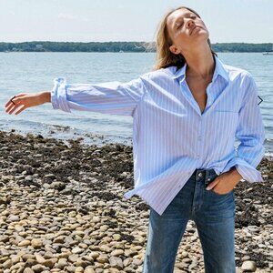 AYR The Deep End Oxford Shirt - Size Mediun